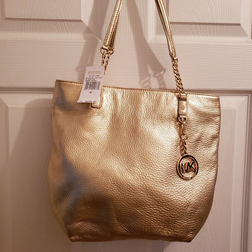 Michael Kors Gold Handbag